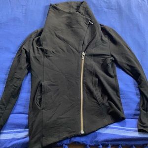 Helmut Lang asymmetric moto zip jacket